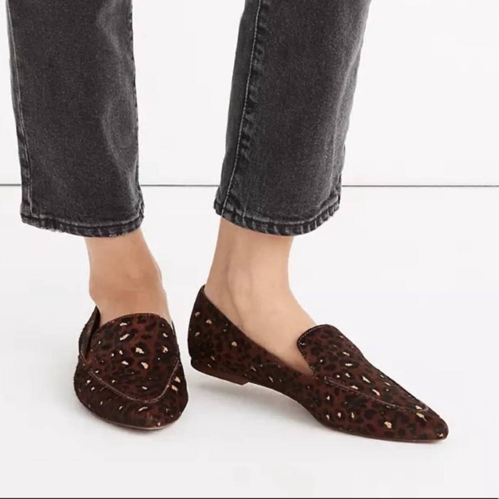 Madewell calf hair flat